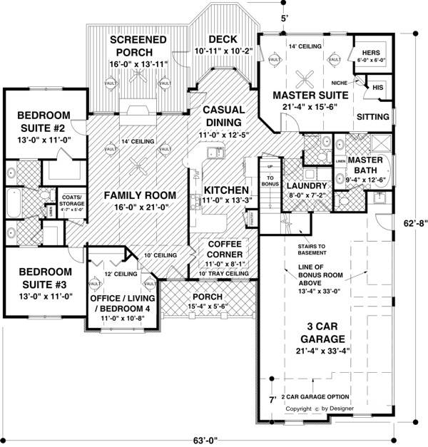 Floorplan image of The Mount Airy House Plan